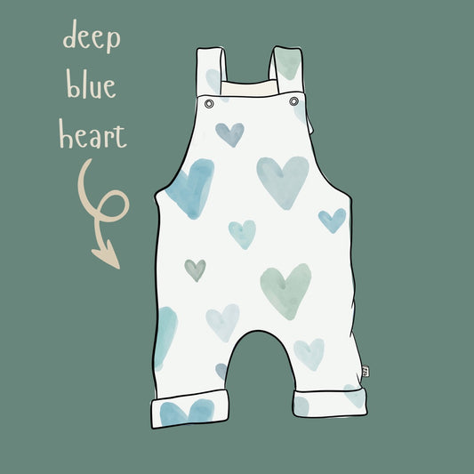 Deep blue heart